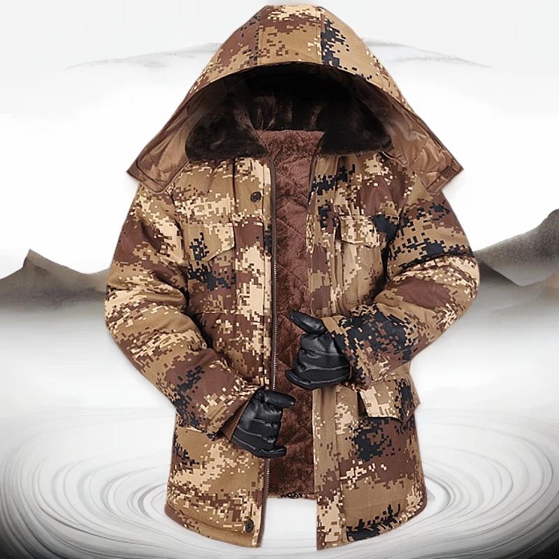 Zhege Zhenhao Camouflage Winter Cotton Work Jacket
