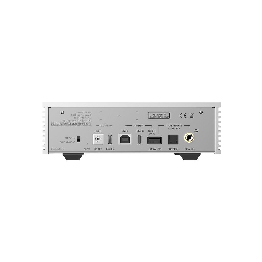 Транспорт и риппер CD CR60 Award Shanling CD Compact CD Ripping Power DC Power LCD Настольный Выход Пульт дистанционного управления Победитель VGP2025 Shanling Плеер,