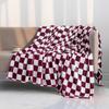 Checker Board Lattice Throw Blanket, Blue, Yellow, Green Pattern for Kids, Boys, Girls, Bed, Couch, Sofa, Soft, Birthday Gift