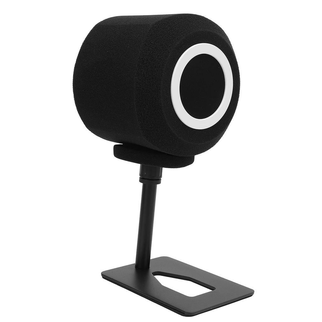 Поролоновая ветрозащита для микрофона со стойкой, экран для снижения шума, поп-фильтр, комплект для обычного конденсаторного микрофона