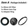 CPL UV Filter Adapter Ring Lens Cap For Canon Powershot G5X G7X Mark III II 3 2 G7XII G7XIII Camera 6
