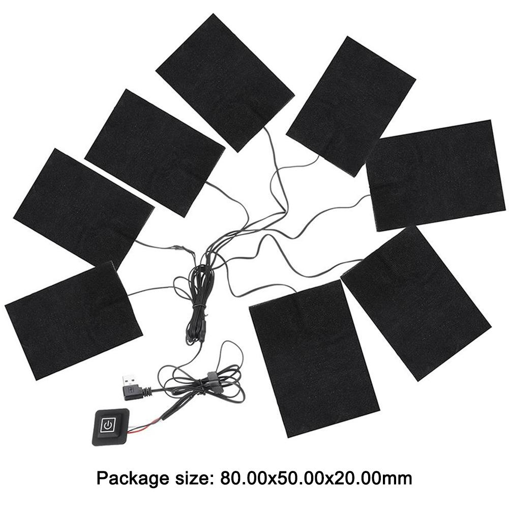5 В USB Теплые подушечки с 3-ступенчатой регулировкой температуры, быстрым нагревом, нагреватель, подушка для питомца, грелка, электрическая нагревательная простыня для тканевого жилета