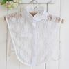 Lady Lace Fake Collar Shirt Women, Lotus Leaf Collar Fake Collar Lace Shirt Collar