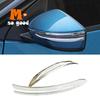 2017 2018 For Nissan Leaf Car Rearview Mirror Decoration Strip Cover Trim ABS Chrome Auto Exterior Styling Accessories 2pcs
