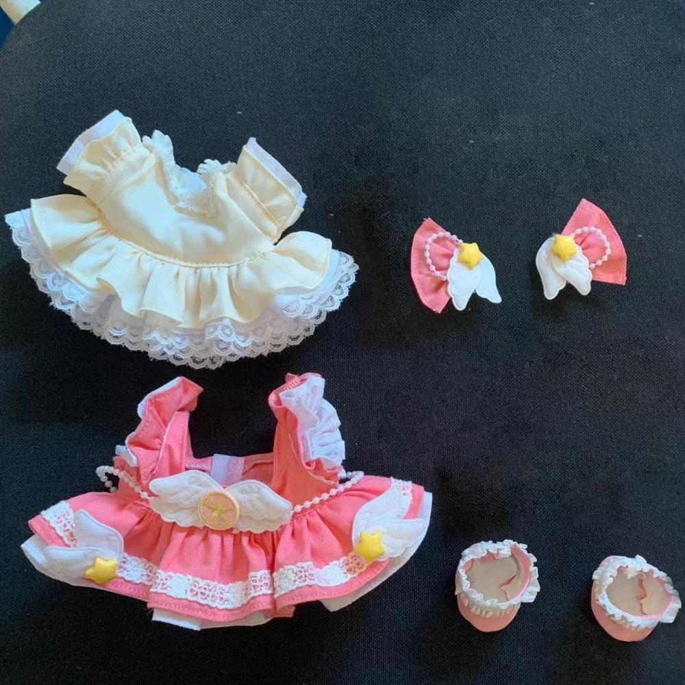 20 см Хлопковые Куклы Плюшевые Игрушки Аниме Фигурка Наряжать Сакура Набор Мягкая Набивная Плюшевая Кавайный Декор Детская Игрушка Подарок на День Рождения