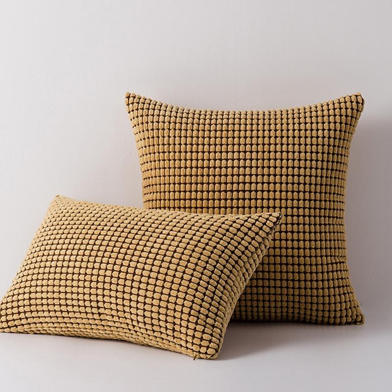 2 наволочки с кукурузным зернышком, наволочка из нейлона и полиэстера с кукурузной шерстью для домашнего офиса, плюшевая наволочка