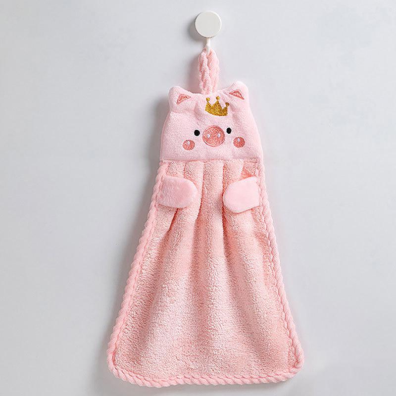 Cute Hand Towels Kitchen Bathroom Hand Towel Super Absorbent Kitchen Towel High-Efficiency Tableware Cleaning Towel