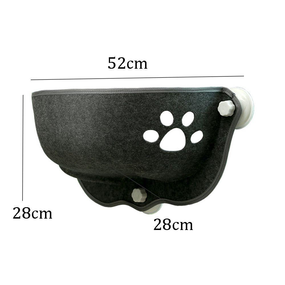 Seat Strong Suction Cup with Plush Pad Cat Accessories Cat Window Bed Cat Hammock Hanging Bed