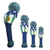 Blue Tee Golf Флаг Калифорнии США Вер.3 Улыбка Вязаный Чехол на Головку Клюшки (Зеленый Морской Драйвер)
