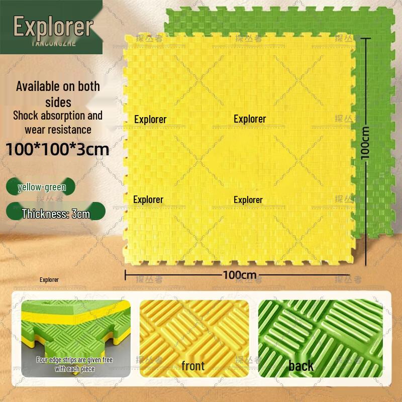 Спортивный коврик Explorer с замками из пеноматериала