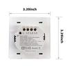 Умный WiFi-коммутатор Longspu 86-Type: Настенный выключатель с одним фазным/нейтральным проводом и совместимостью с граффити