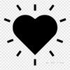 Heart Computer Icons Iron On Heat Transfer Printing Vinyl Patches Sticker for Clothes DIY Appliques Washable Patches
