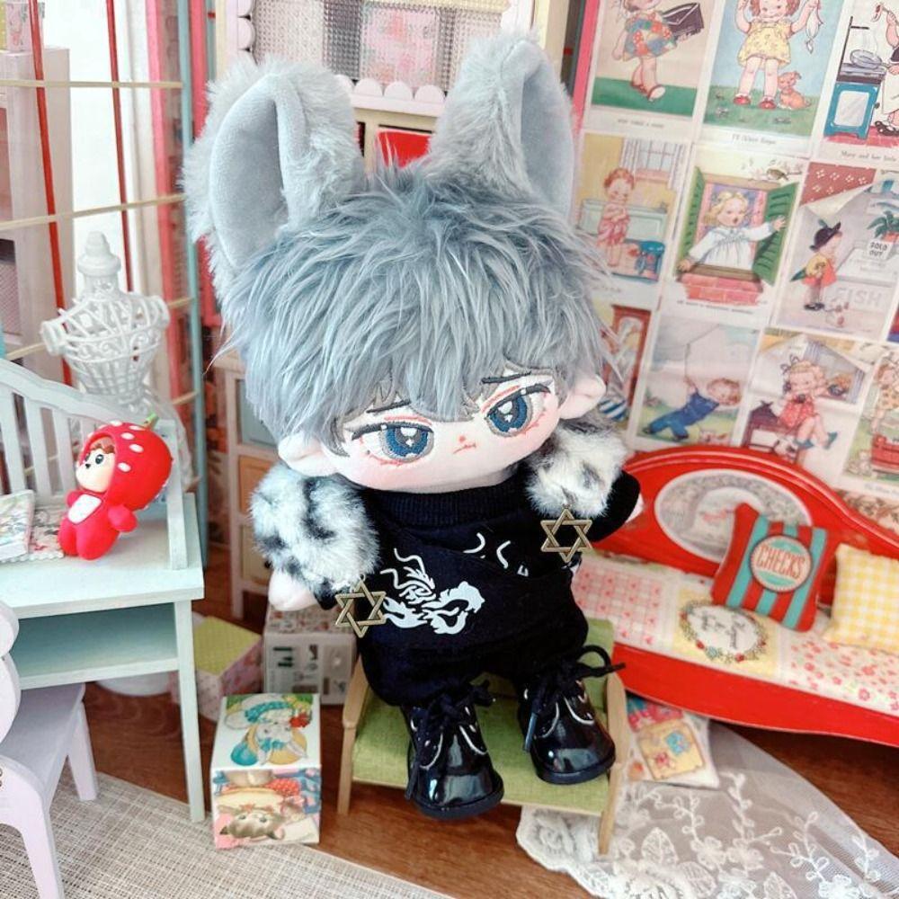 Toys Accessories Cotton Stuffed Dolls Doll Pants Doll Plush Vest Doll Fur Coat 20cm Doll Clothes