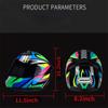2023 Full Face Motorcycle Helmet ABS Unisex-Adult Off Road Moto Street Bike ATV Helmets 46 Glass DOT Approved