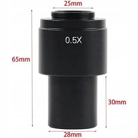 Rosfix Reducer 0.5X | Magnification Lens | C-Mount 25Mm | For Odm-180X | Magnification 0.35X-2.25X | Wd 200-240Mm | Pcb Smd Inspection