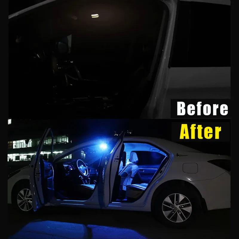 11pcs Car LED Bulbs Interior Dome Reading Light Door Trunk Lamp For Honda Accord 8 9 2008~2011 2012 2014 2015 2016 Accessories