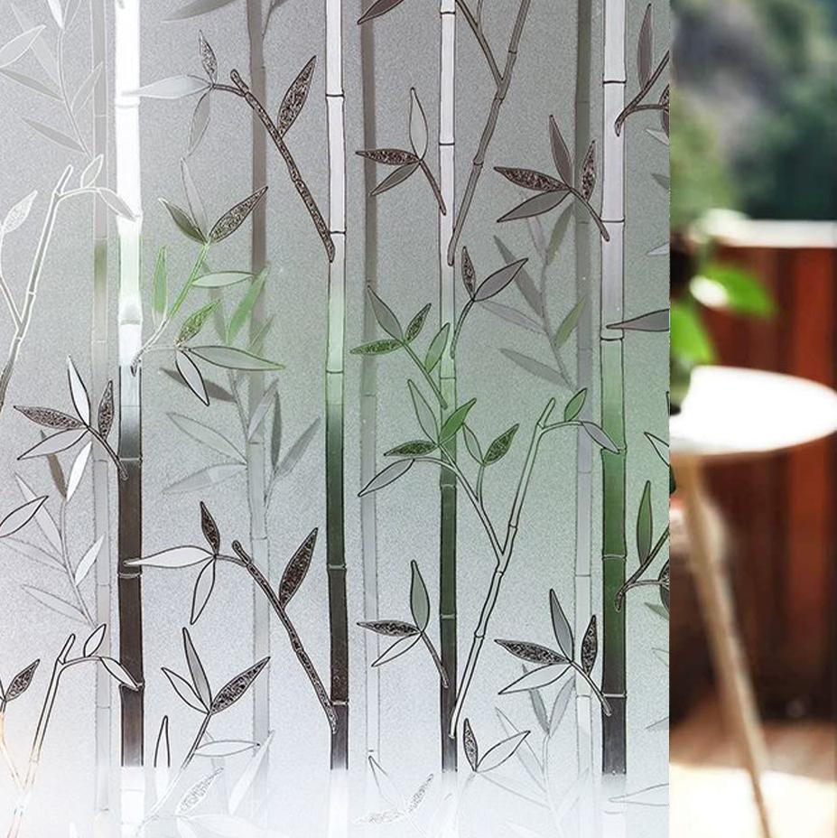 Радужная декоративная оконная пленка, витражная пленка для защиты конфиденциальности, матовое стекло со статическим прилипанием для стеклянной двери дома, 3D-дизайн щебня