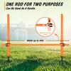 Hikeen Telescopic Soccer Training Agility Youth Obstacle Training Soccer Training Practice Equipment for Kids and Adults of Pole, Fixed/Foldable,