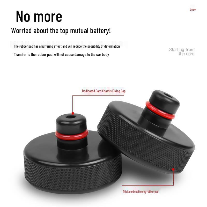 Tesla Model 3/Y Jack Shock Absorbing Rubber Pad Accessory With Free Shipping