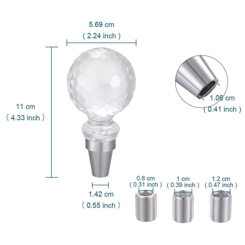Прозрачный акриловый ромбовидный автомобильный рычаг переключения передач, ручка переключения передач для ручной автоматической коробки передач, автомобильные аксессуары