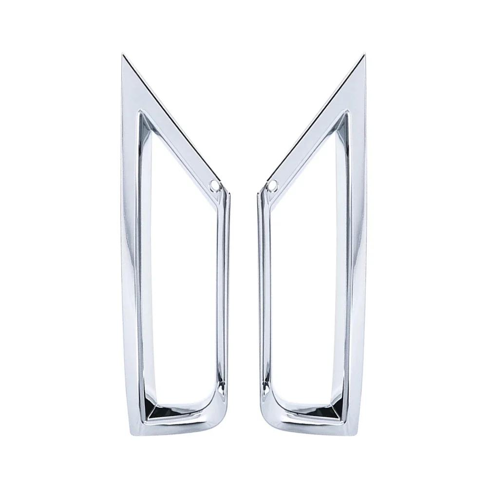 Для Volkswagen T-ROC Troc 2018 - 2025 Накладка на противотуманную фару 2 шт. Декоративная наклейка на решетку крышки передней противотуманной фары Аксессуары для стайлинга автомобиля