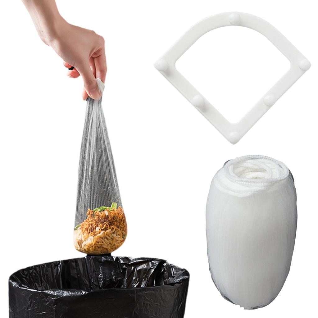 Одноразовые мусорные мешки для кухни Фильтр для раковины Сетка для сбора еды для хозяйственных раковин Напольные сливы