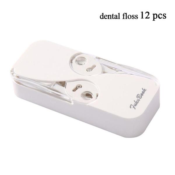 1 PC Floss Dispenser Automatic Dental Floss Storage Box Reusable Floss Toothpicks Container Portable Teeth Flosser Holder Tool