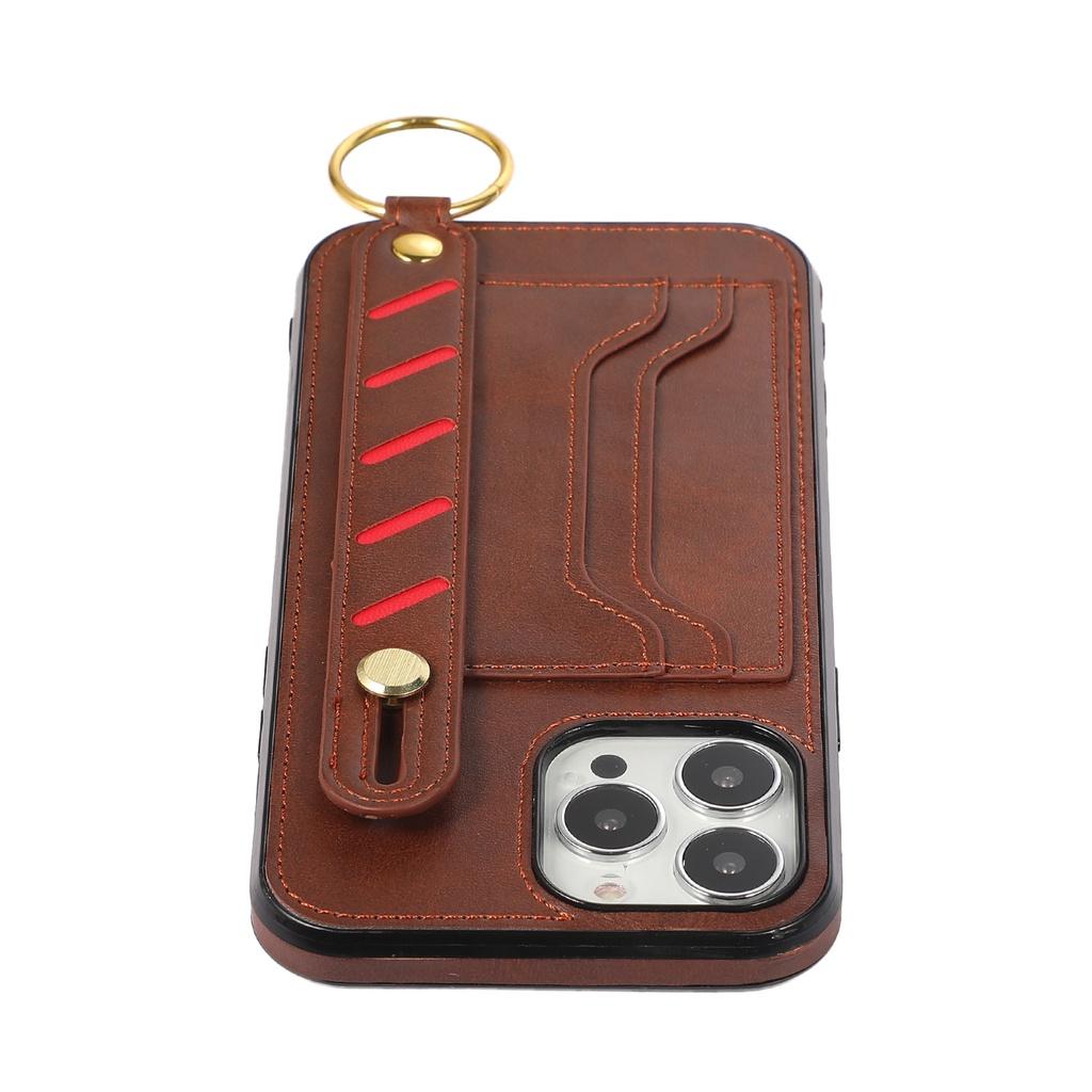 Luxury Business Wrist Strap Phone Case For iPhone 11 Pro Plus 11Pro XS MAX XR XS X 7 8 6 6S Plus 7Plus 8Plus 6Plus 6splus Back Cover With Card Slot