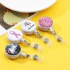 Gifts Work Name Tag Cute Nurses Swivel Clip Retractable Badge Reel Holder for Nurse ID Name