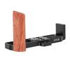 Wooden L Shape Handle Grip Fit for G7XII G7XIII Camera with Quick Release Baseplate Hand Grip Holder