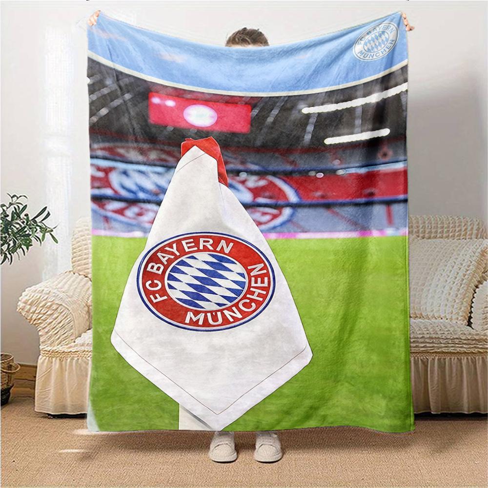 Bayern Munich Jersey Blankets Flannel Printed Breathable Warm Throw Blanket for Home Office Bedspreads 0708a121