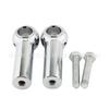 Harley-Davidson Handlebar Riser Spacer 4 Inch Tall 25mm Stem Extension Black Or Chrome Finish