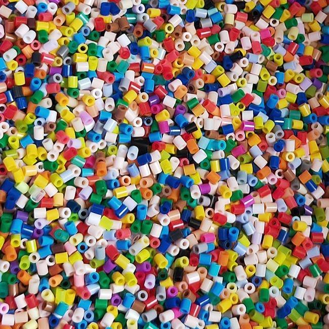 Мини-бусины 2,6 мм 1000 шт. 230 цветов Термобусины для подарка детям Hama Beads DIY Пазлы Бусины для глажки Высокое качество
