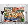 1 item, 2D flat, retro style, 66-themed photography background, comic book retro American history style 66 background, wsj
