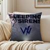 album dark SSleeping with SSirens Cushion Cover Pillowcase Antidustmite living Room Sofa Decor Cushion Room