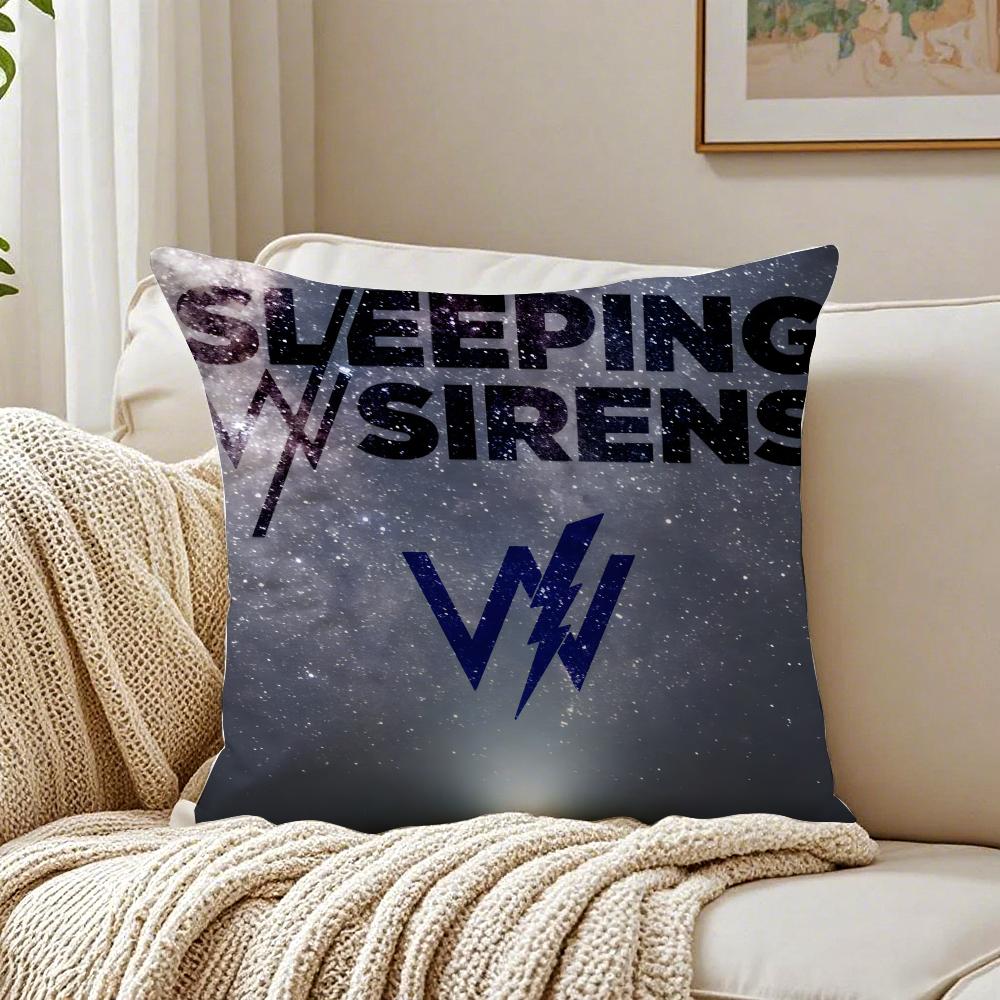 album dark SSleeping with SSirens Cushion Cover Pillowcase Antidustmite living Room Sofa Decor Cushion Room