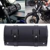 Universal Motorcycle Handlebar Bag Waterproof Pocket Saddlebags Bag Storage Tools Leather Capacity Holder Large