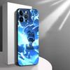 Чехол One Piece Луффи Милый для iPhone XS Max 17Air 7 8 15 16 14 Plus XR 13 12 11 17 Pro Max Черный Мягкий Чехол для Телефона