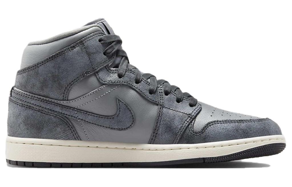 Jordan 1 Средняя потертая дымчато-серая женская FJ3448-001
