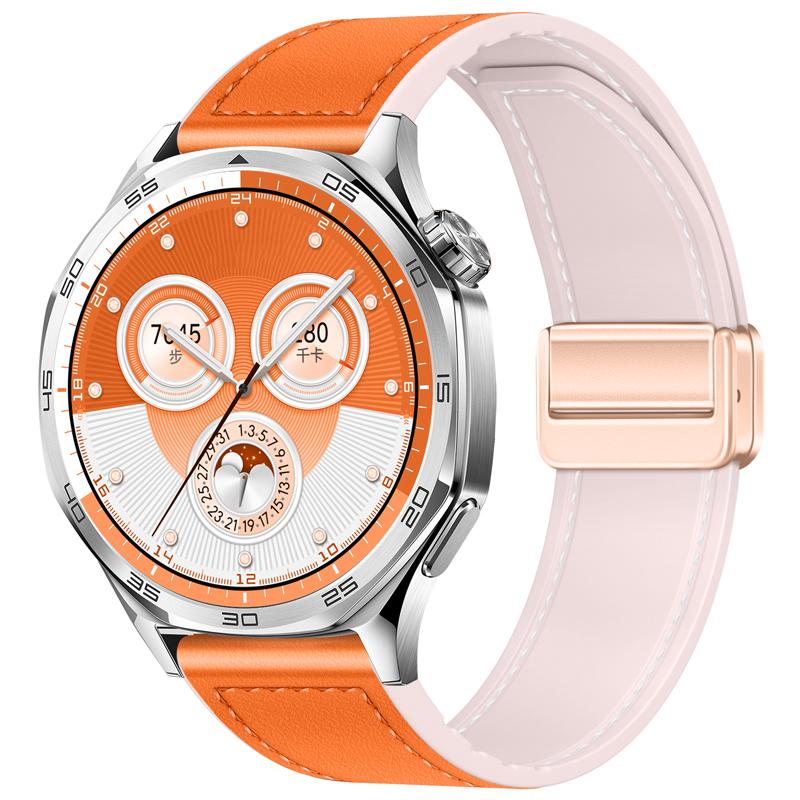 22 мм 20 мм кожаный силиконовый ремешок для Huawei Watch GT6/GT6 Pro/5/GT5 GT4 3 46 мм Сменный браслет для Amazfit Bip 6/GTR/GTS4