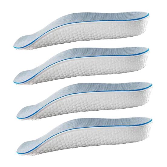 2 Pairs 1.5/2.5/3.5CM Height Increasing Insole Shoe Heel Lift Insert Height Elevator Invisible Men Women Arch Support Inner Sole Orthopedic