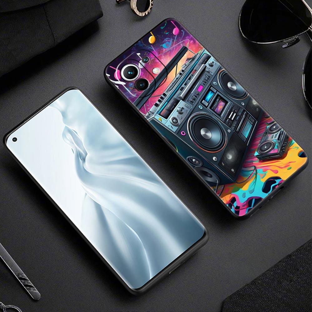Ретро Диктофон Чехол для Телефона для Xiaomi Mi 17 15 14 13 12 11 Ultra 15T 14T 13T 12T 11T Pro Lite 5G Мягкий ТПУ Чехол-Сумка