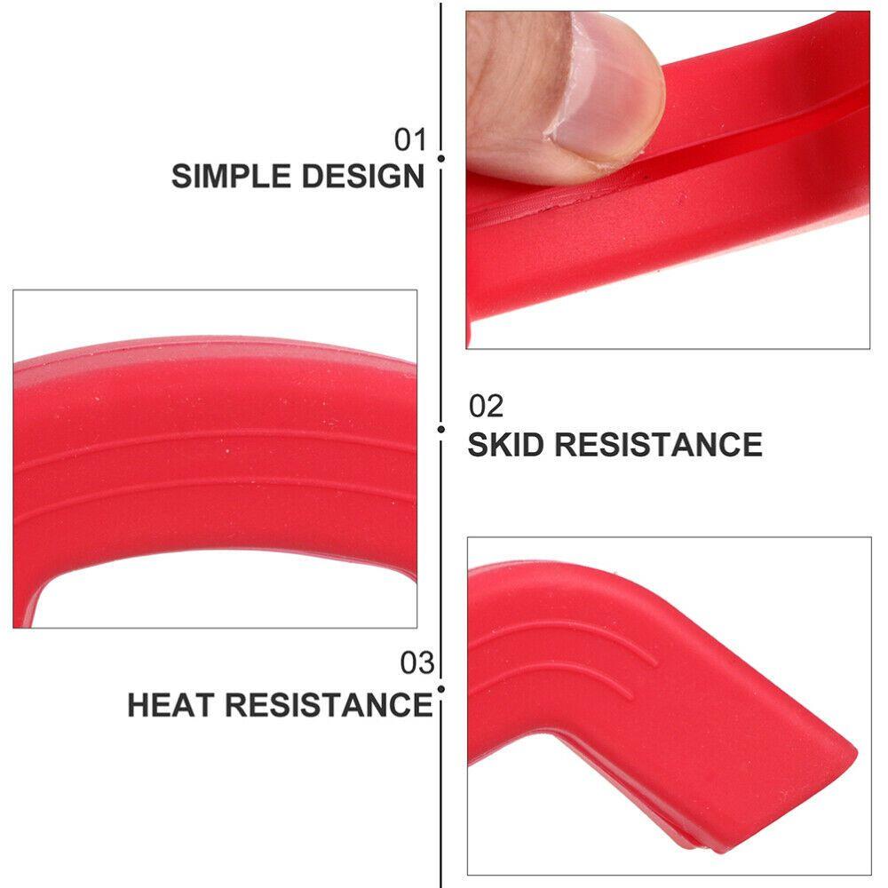 Сковорода из железа, противоожоговая крышка для ручки кастрюли, силиконовые изоляционные зажимы для крышки, защитные накладки на ручки кастрюли