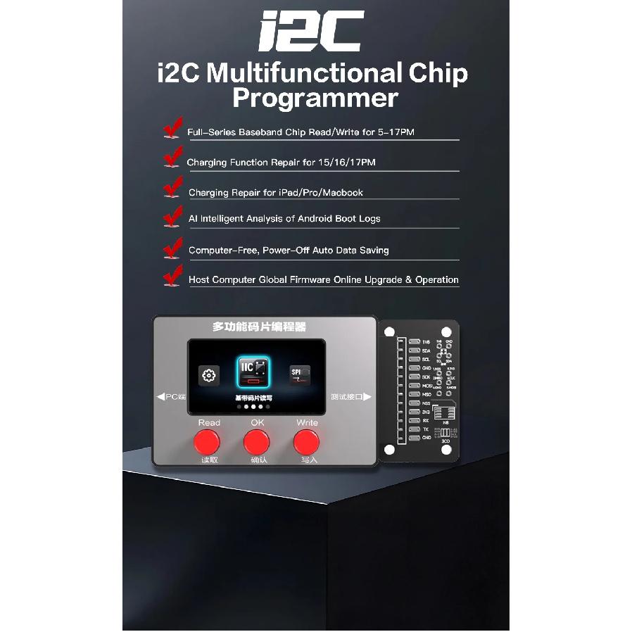 I2C EPR32 Зарядная Базовая Полоса Чипа Программатор Чтение и Запись Данных Чипа для iPhone 5-17 PM iPad Macbook Android Инструменты Анализа Загрузки