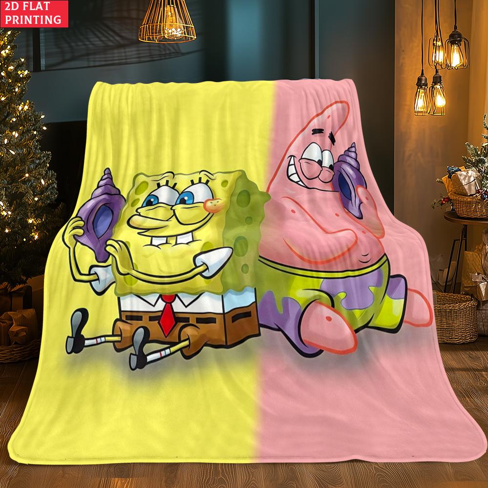 Magic Conch thin Flannel Blanket for Bedrooms,Living Rooms,Sofas Blankets,Lunch Breaks,Picnics,blankets fluffy blanket