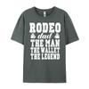 Funny Rodeo Dad Man Wallet Legend Rodeo Dad Cute Oversized T Shirt Graphic Camisetas Funny Camisa New Years Eve