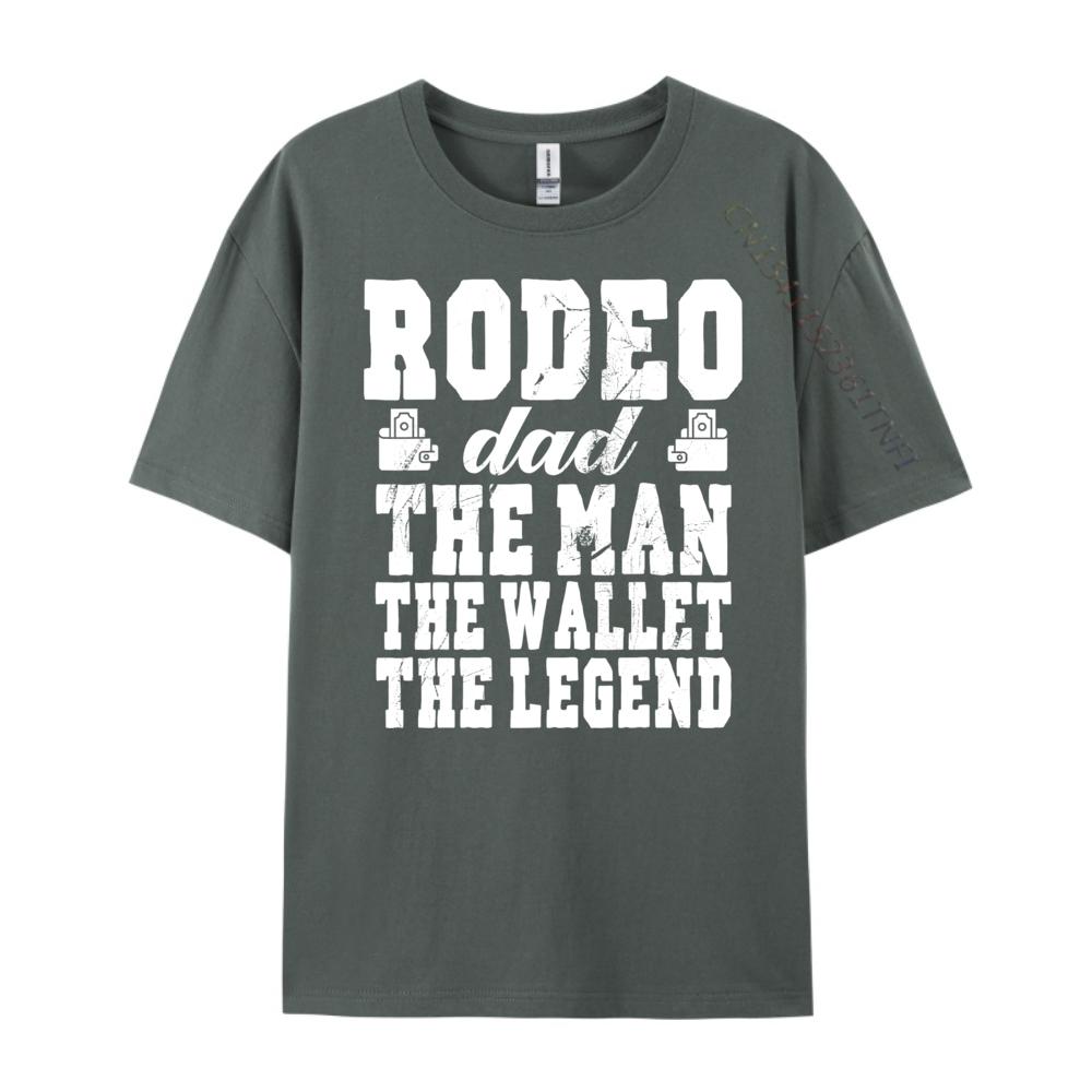 Funny Rodeo Dad Man Wallet Legend Rodeo Dad Cute Oversized T Shirt Graphic Camisetas Funny Camisa New Years Eve