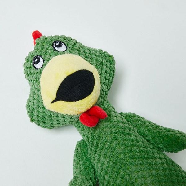 Игрушка Lucky Peter Dog Chicken Squeak 15 x 35 см, зеленая