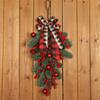 Christmas Red Fruit Lattice Knot Decoration Fascia Santa Claus Bedroom Hangings Lintel Christmas Party Home Decoration