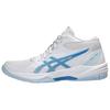 Gel-Task 4 Mt Soft Comfortable Durable High-Top Volleyball Shoes Women Sneaker White Blue 1072A105-102